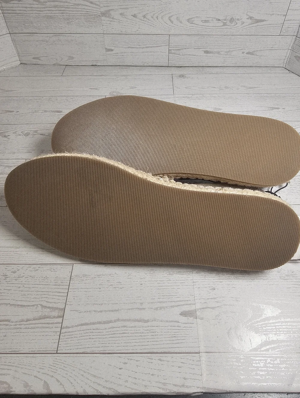 ZARA Suede Espadrilles Beige Slip-On Shoes Size 5.5 US / 38 EU NWT NO BOX